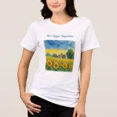 ВСЕ БУДЕ УКРАЇНА. Vse bude Ukraina. Tri-Blend Shirt (Vorderseite)