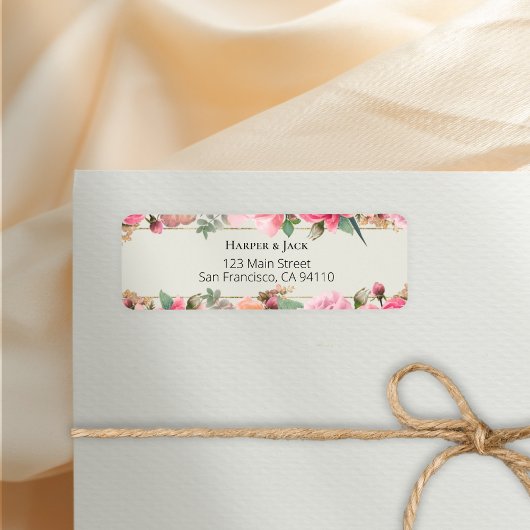 Е Blush Pink Rote Rosen Gold Wedding