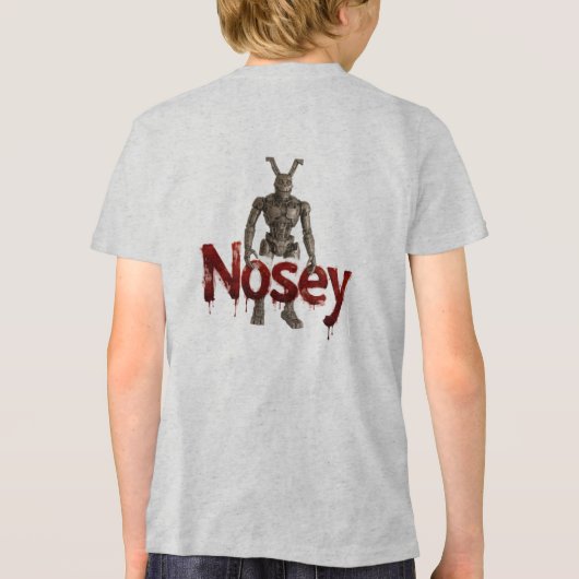 Легендарный Ужас Эхолокации Аниматроника Нози Tri-Blend Shirt (Rückseite)