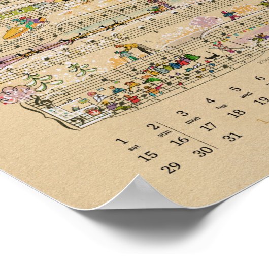 Н. Januar а р р Notiz Kalender 2022 Poster (Ecke)