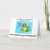 Счастья! Lustige Kronenfische des russischen viel Karte (Rückseite)