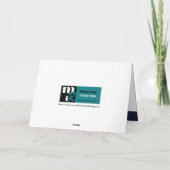 С Н о в ы Г м о, dass die Nachfolgerin bei der Nac Feiertagskarte (Rückseite)