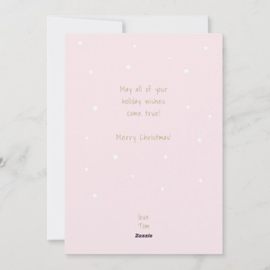 С С Weihnachten С ocoa Tasse ・ Minimalistisch (Rückseite)