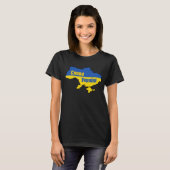 С л а в У к а NACHFOLGE р Slava Ukraini Ruhm an di T-Shirt (Vorne ganz)