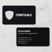 С auf Premium Black Visitenkarte (Vorne/Hinten)