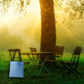 С Blueberry Aquarellmuster Name blau Tasche