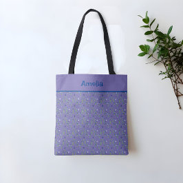 С Blueberry Aquarellmuster Tasche