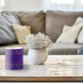 С Blueberry-Wasserfarbmuster-Name lila Kaffeetasse