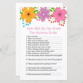 С Blume Wie gut kennen Sie Babydusche? (Vorne/Hinten)