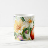 С eindrucksvolle Frühlingsblütenfeld. Malerei Kaffeetasse (Mittel)