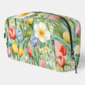 С eindrucksvolle Frühlingsblütenfeld. Malerei Waschbeutel (Rechte Ecke)