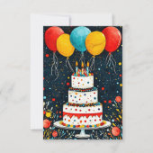 С Frühlingsballons Save The Date (Vorderseite)