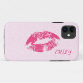 С für iPhone mit einem Bild von rosa Lippen Case-Mate iPhone Hülle (Rückseite (Horizontal))