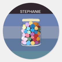 С leckere Bonbons in einem Glas