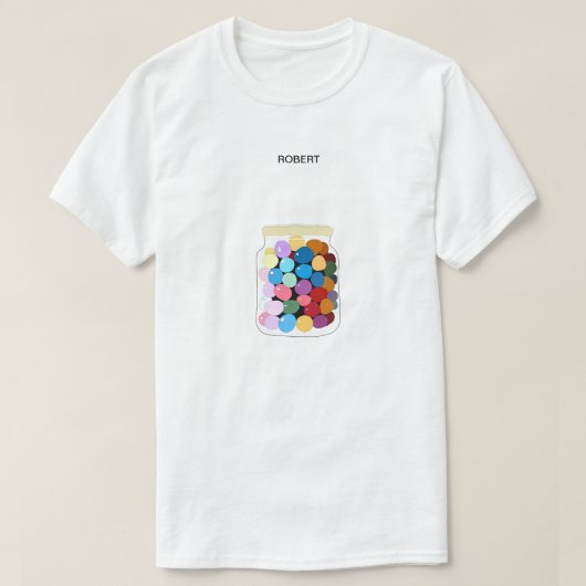 С leckere Bonbons in einem Glas T-Shirt (Design vorne)
