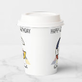 С Ool Neoplasticism Style Monogram. Buchstabe G Pappbecher (Links)