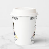 С Ool Neoplasticism Style Monogram. Buchstabe Z Pappbecher (Links)