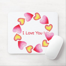 С romantisch I Liebe You Valentine's Day Mousepad