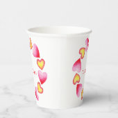 С romantisch I Liebe You Valentine's Day Pappbecher (Rechts)