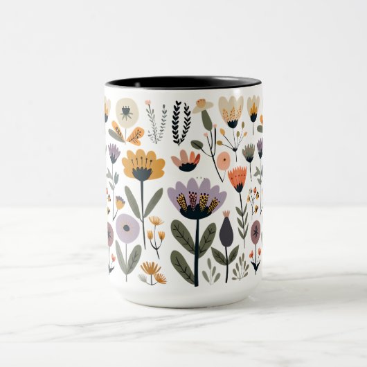 С Sammlung von VektorBlume Tasse (Zentrum)