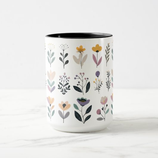 С Sammlung von VektorBlume Tasse (Zentrum)