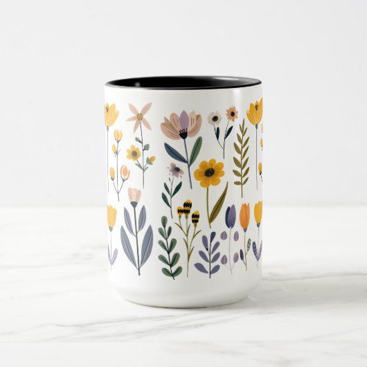 С Sammlung von VektorBlume Tasse (Zentrum)