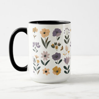 С Sammlung von VektorBlume Tasse