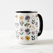 С Sammlung von VektorBlume Tasse (VorderseiteRechts)