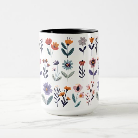 С Sammlung von VektorBlume Tasse (Zentrum)
