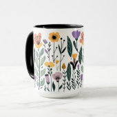 С Sammlung von VektorBlume Tasse (Vorderseite Links)
