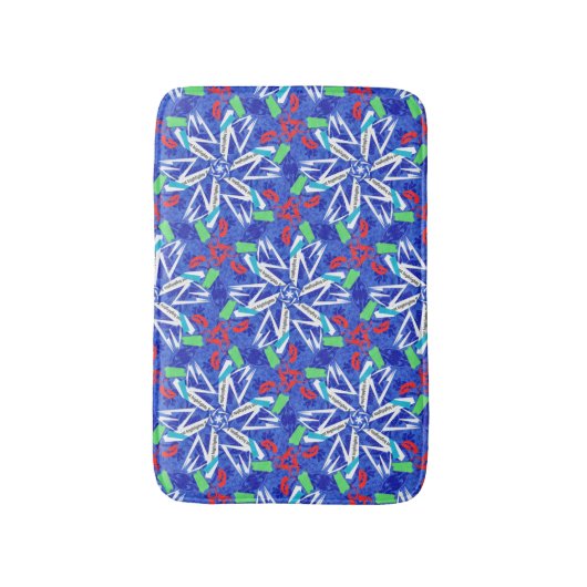 С Schneeflocken Badematte (Vorderseite Vertikal)