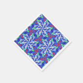 С Schneeflocken Serviette (Ecke)