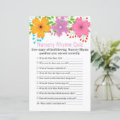 С ute Blume Kinderzimmer Rhyme Quiz Kinderduschens (Stehend Vorderseite)