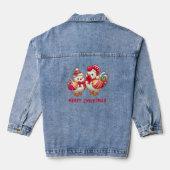 С Weihnachtsgebäck Jeansjacke (Rückseite)