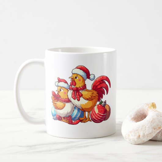 С Weihnachtsgebäck Kaffeetasse (Mit Donut)