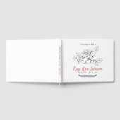 Сustom Funeral Memorial Guest Book Gästebuch (Voll)