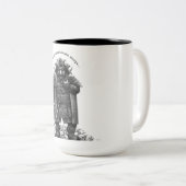 "Унасбилавэликияпоха… " Zweifarbige Tasse (VorderseiteRechts)