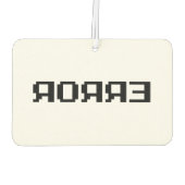 Я Я Я Ǝ | FEHLER AUTOLUFTERFRISCHER (Rückseite)