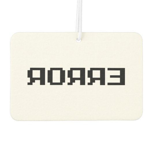 Я Я Я Ǝ | FEHLER AUTOLUFTERFRISCHER (Rückseite)