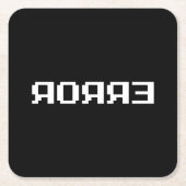 Я Я Я Ǝ | FEHLER RECHTECKIGER PAPPUNTERSETZER (Vorderseite)