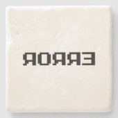 Я Я Я Ǝ | FEHLER STEINUNTERSETZER (Vorderseite)