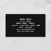 Я Я Я Ǝ | FEHLER VISITENKARTE (Rückseite)