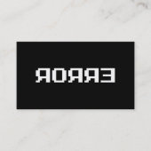 Я Я Я Ǝ | FEHLER VISITENKARTE (Vorderseite)