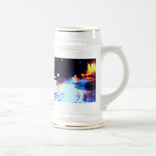 ・ ♥ Я ömæñtî sm Schneezenszene Stein Tasse ・