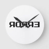 ЯOЯЯƎ | ERROR RUNDE WANDUHR (Vorderseite)