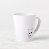 с Kitten und Red Heart Milchtasse (Rechte Ecke)
