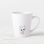 с Kitten und Red Heart Milchtasse (Rechts)
