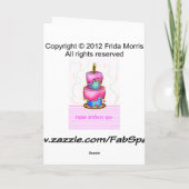 יוםהולדת Hebräer Yom Huledet alles- Gute zum Karte (Rückseite)