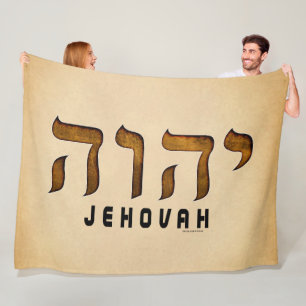 י ה ו ה Jehovah Fleecedecke
