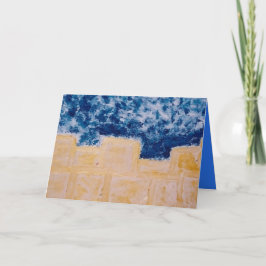 י ו ם י ו ש ר ל des Westerns von ים Dankeskarte